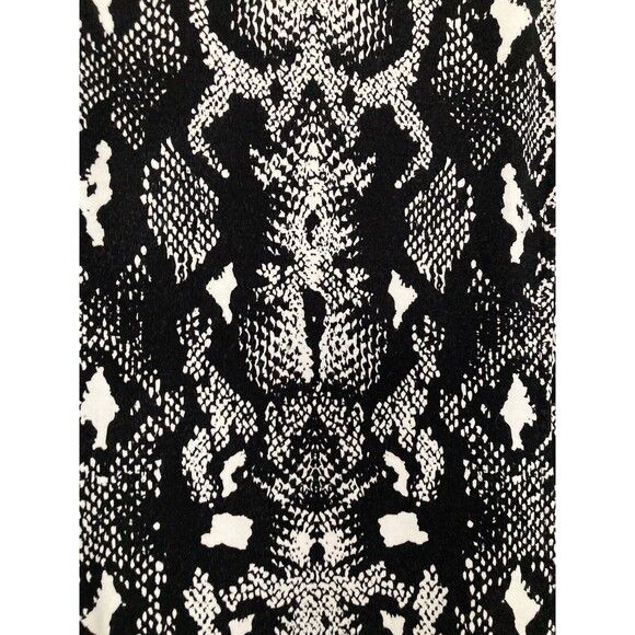 J. McLaughlin Catalyst Snake Python Sheath Dress 3/4 Sleeve XL Pockets - Picture 8 of 10